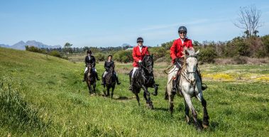 Guests enjoying the annual Drag Hunt with Wine Valley Adventures