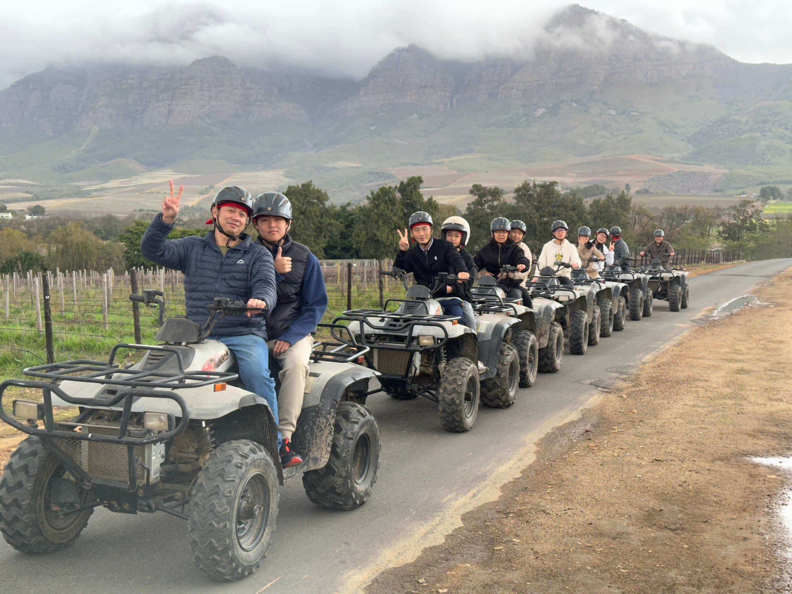 quad biking in winter quad biking in winter